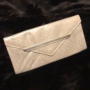 Victoria’s Secret- Sliver sequin clutch
